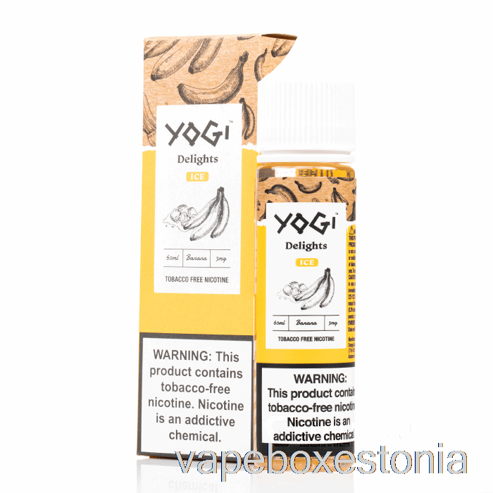 Vape Box Estonia Banaanijää - Yogi Delights - 60ml 0mg